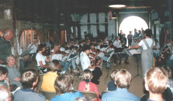 Orchester beim klingenden Unewatt