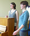 Gesangssch&uuml;lerinnen der Kreismusikschule in Schleswig - M&auml;rz 2010