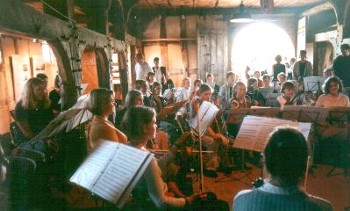 Sch&uuml;lerorchester im Landschaftsmuseum Angeln 