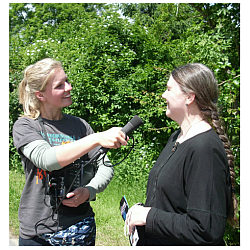 Interview von Gesa Wannick mit einer Besucherin beim `Klingenden Unewatt 2010`