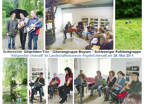 Klingendes Unewatt 29.05.11 Foto-Collage