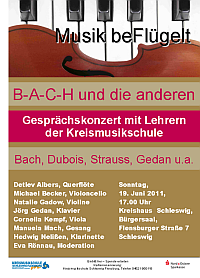 Musik beFl&uuml;gelt - Lehrerkonzert am 19.06.2011