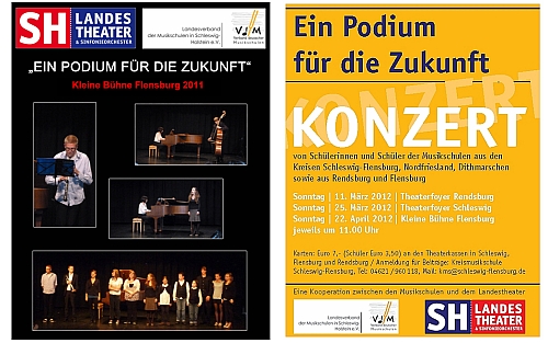 Erfolgreiche Kooperation mit dem Landestheater Schleswig-Holstein: `Ein Podium f&uuml;r ie Zukunft`