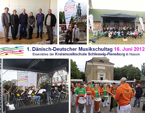 1. D&auml;nisch-Deutscher Musikschultag DDM in Husum am 16.06.2012 mit der Kreismusikschule Schleswig-Flensburg