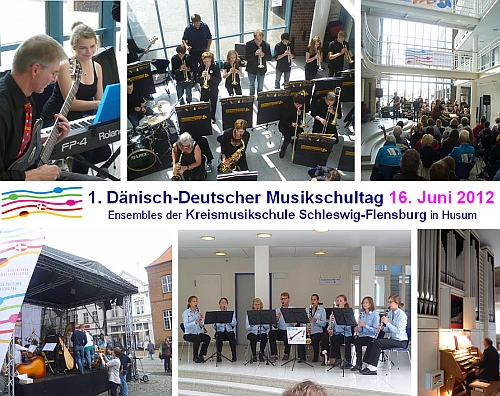 1. D&auml;nisch-Deutscher Musikschultag DDM in Husum am 16.06.2012 mit der Kreismusikschule Schleswig-Flensburg