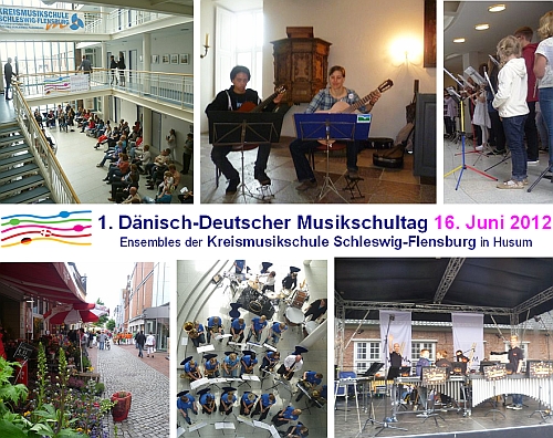 1. D&auml;nisch-Deutscher Musikschultag DDM in Husum am 16.06.2012 mit der Kreismusikschule Schleswig-Flensburg