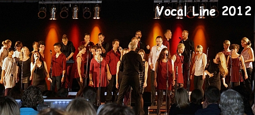Die d&auml;nische Gruppe &ldquo;Vocal Line&ldquo; beim 'Schlei-Hearing' in Schleswig 15.09.2012