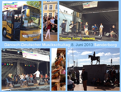 D&auml;nisch-Deutscher Musikschultag - Bilder aus Sonderburg am 8. Juni 2013