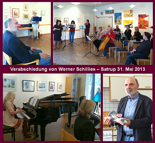 Verabschiedung von Werner Schillies in den Ruhestand am 31. Mai 2013 in Satrup Kulturzentrum 