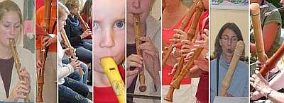 Die Blockfl&ouml;te - ein &uuml;berraschend vielseitiges, ernst zu nehmendes Holzblasinstrument - Foto-Montage: Katja Negel