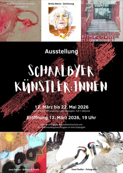 Ausstellung Schaalbyer K&uuml;nstler:Innen im Amt S&uuml;dangeln 