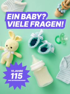 15 Jahre Jubil&auml;um Beh&ouml;rdennummer 115